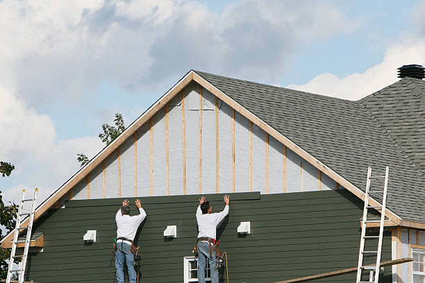 Professional Wood Siding technician working in Colonia, NJ